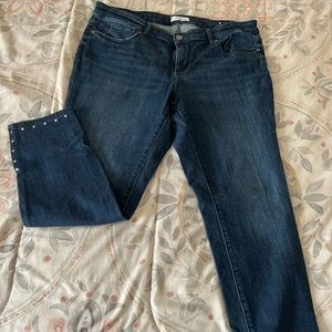Gently used Loft crop jeans 16